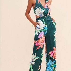 Anthropologie Maeve Floral Jumpsuit